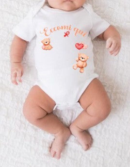 Mella Kids - Body con scritta 100% cotone