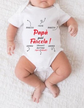 Mella Kids - Body con scritta 100% cotone