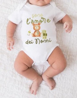 Mella Kids - Body con scritta 100% cotone