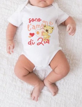 Mella Kids - Body con scritta 100% cotone