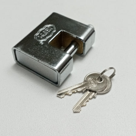 IBFM lucchetto corazzato da 60mm con blindatura integrale in acciaio corpo in ottone