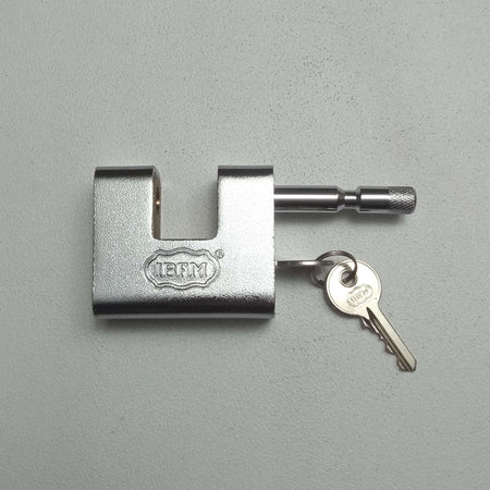 IBFM lucchetto corazzato da 60mm con blindatura integrale in acciaio corpo in ottone