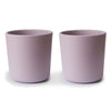 Set 2 Bicchieri Solid Soft Lilac 7.5X7.5X7 Cm Mushie