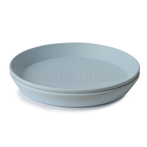 Set 2 Piatti Rotondi Solid Powder Blue 19X19X3 Cm Cambrass