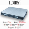 Materasso Luxury 160x190 in poliuretano alto 22cm