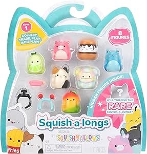 Squish a longs pack 8 personaggi e 2 accessori Blister