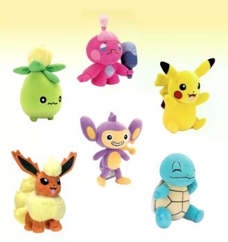 Pokemon Peluche 20 cm assortito