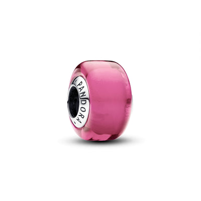 Pandora- Charm Mini Vetro di Murano Rosa