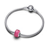 Pandora- Charm Mini Vetro di Murano Rosa