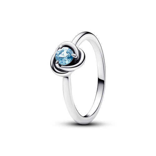 Pandora - Anello Cerchio Eterno Azzurro Marzo