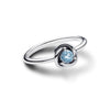 Pandora - Anello Cerchio Eterno Azzurro Marzo
