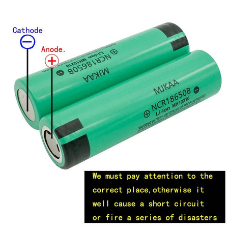 2 Batterie Pile Batteria Ricaricabile Ioni Di Litio 8800mah 3.7v Torce Led