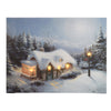 Quadro con LED luminosi a luce calda decorazione natalizia, dipinto da 58 cm