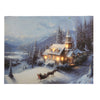 Quadro con LED luminosi a luce calda decorazione natalizia, dipinto da 58 cm