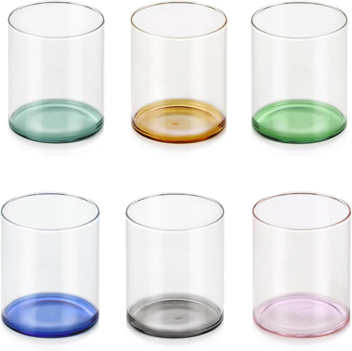 Ichendorf Confezione 6 bicchieri Fondale  in vetro borosilicato, 35cl Colori assortiti