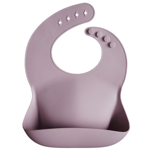 Bavaglino In Silicone Solid Pale Mauve 26.5X3.5 Cm Mushie