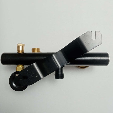 Centralina Manifold per due bombole gas gpl con manometro e valvola di sicurezza