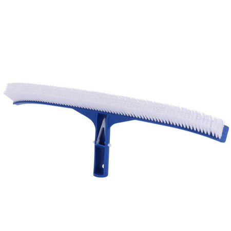 Spazzola in nylon per pulizia fondo e parete piscina rinforzo PVC da 45 cm