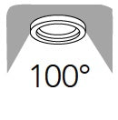 Faretto Incasso Tondo Orientabile Metallo Oro Soffitto Ribassato Led 6 watt Luce Calda