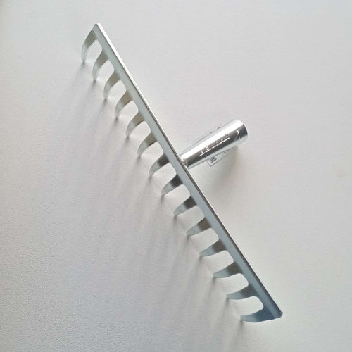 Banman rastrello di acciaio zincato a 14 denti larghezza 36cm senza manico