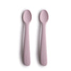 Set 2 Cucchiai Solid Soft Lilac 16X2.5X1 Cm Mushie