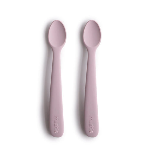 Set 2 Cucchiai Solid Soft Lilac 16X2.5X1 Cm Mushie