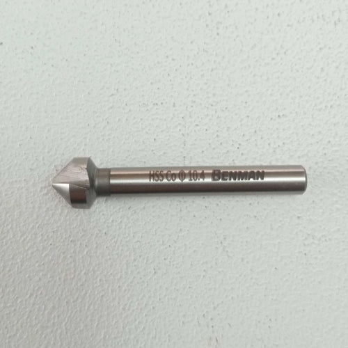 Benman 10,4mm punta svasatore conico a 3 taglianti di HSS + cobalto 5% per metallo rame zinco nichel legno e plastica