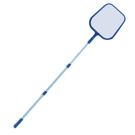 RETINO DI SUPERFICIE CON MANICO TELESCOPICO 150 CM 5 SEZIONI ALLUNGABILE ALLUMINIO PISCINE PISCINA