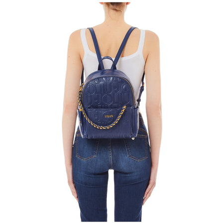 Liu Jo zaino blu linea Adnoide AA5196E0538 Zaini Liu Jo