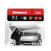 Benman S 53 graffatrice manuale 3 in 1 in acciaio