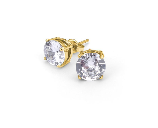 Boccadamo - Orecchini punto luce color oro con zircone piccolo