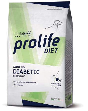 Prolife Diet Diabetic Mini mangime secco Cani 1-10kg 500gr