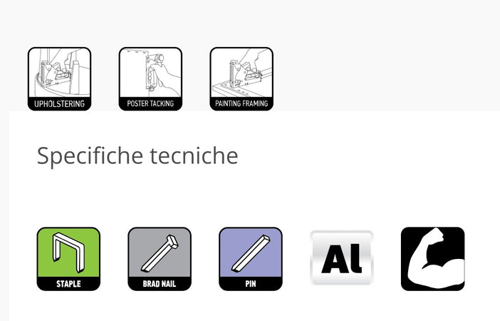 Benman S 53 graffatrice manuale 3 in 1 in acciaio