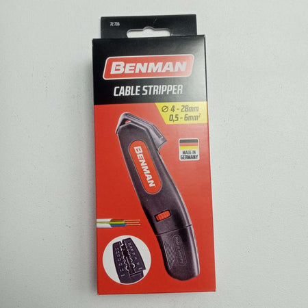 Benman spellafili per cavi tra 4 e 28mm di conduttori con sezione da 0,5 a 6,0 mm²