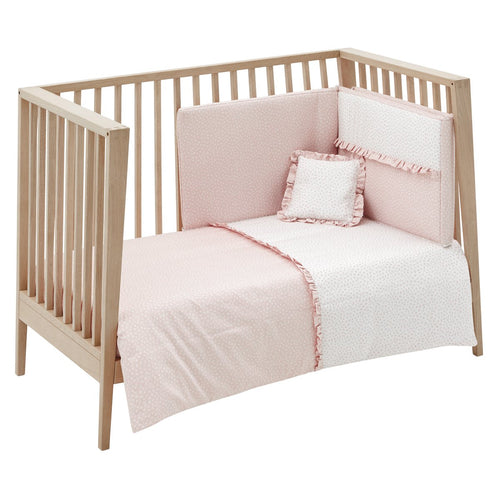 Joggo 2 Pcs.Federa Piumone 60 Liberty Rosa 100X140X3 Cm