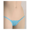KK21 INTIMO DONNA SLIP PERIZOMA CELESTE