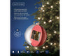 Pallina per albero di Natale con schermo video e LED luminosi da 15 cm