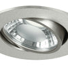 Faretto Tondo Orientabile Alluminio Silver Incasso Cartongesso Led 6 watt Luce Naturale
