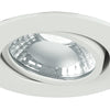 Faretto Incasso Alluminio Bianco Tondo Orientabile Led 6 watt Luce Naturale