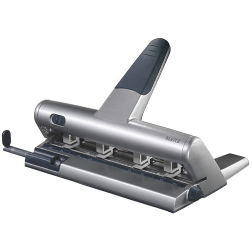 Perforatore 4 Fori Variabili Passo 6-8 Max 30Fg Akto Argento Leitz