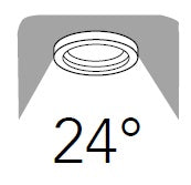 Incasso Soffitto Ribassato Faretto Orientabile Quadrato Alluminio Silver Led 3 watt 4000 kelvin