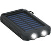 Powerbank Outdoor Energia Solare 8000 mAh con Torcia IP45 2xUSB Nero