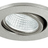Faretto a Incasso Orientabile Tondo Alluminio Silver Cartongesso Led 3 watt Luce Naturale
