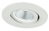 Faretto Incasso Alluminio Bianco Tondo Orientabile Led 3 watt Luce Naturale