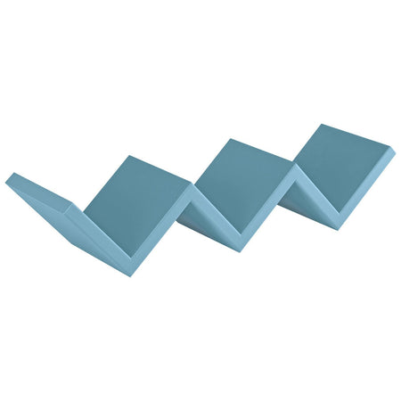 Mensola in legno "Zig Zag" da parete design moderno con fissaggio a scomparsa