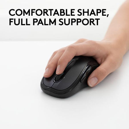 Logitech M510 - Mouse - Destrimano - Laser - 5 pulsanti - wireless - 2,4 GHz - ricevitore wireless (USB)