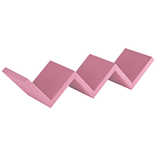 Mensola in legno Zig Zag da parete design moderno con fissaggio a scomparsa