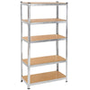 Scaffale in acciaio zincato con mensole in MDF Capacità 875 kg  90 x 40 x180 cm