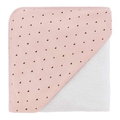Accappatoio Neonato+Grembiule 100X100X1 Cm 429,1 E Rosa