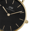 Daniel Wellington -  orologio PETITE EVERGOLD BLACK